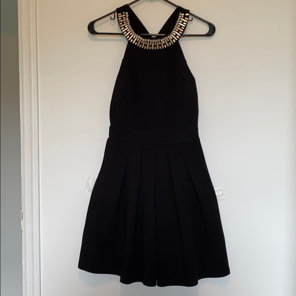 Black dress with beautiful beading
